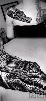 Egy krokodil tetoválás fotója egy cikkhez a krokodil tetoválás jelentéséről - tatufoto.ru - 39