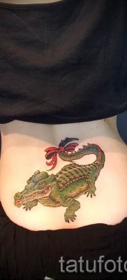 Fotó a krokodil tetoválásról egy cikkhez a krokodil tetoválás jelentéséről - tatufoto.ru - 33