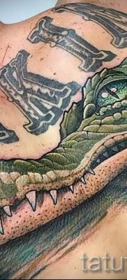 Fotó a krokodil tetoválásról egy cikkhez a krokodil tetoválás jelentéséről - tatufoto.ru - 24