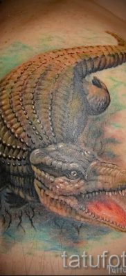 Fotó a krokodil tetoválásról egy cikkhez a krokodil tetoválás jelentéséről - tatufoto.ru - 20