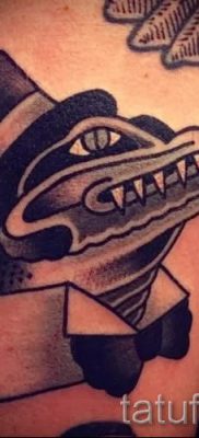 Fotó a krokodil tetoválásról egy cikkhez a krokodil tetoválás jelentéséről - tatufoto.ru - 16