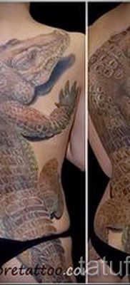 Fotó a krokodil tetoválásról egy cikkhez a krokodil tetoválás jelentéséről - tatufoto.ru - 7