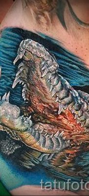 Fotó a krokodil tetoválásról egy cikkhez a krokodil tetoválás jelentéséről - tatufoto.ru - 4