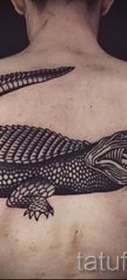 Fotó a krokodil tetoválásról egy cikkhez a krokodil tetoválás jelentéséről - tatufoto.ru - 2