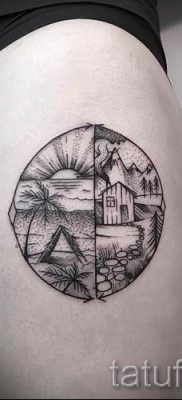 Снимка на кръгова татуировка за статия за значението на татуировка с кръг - tatufoto.ru - 6