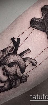 Fénykép egy bábjátékos tetoválásról - példa egy rajzra - 30052017 - példa - 007 Tattoo Puppeteer