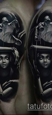 Fénykép egy bábjátékos tetoválásról - példa egy rajzra - 30052017 - példa - 009 Tattoo Puppeteer