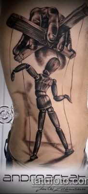 Fénykép egy bábjátékos tetoválásról - példa egy rajzra - 30052017 - példa - 012 Tattoo Puppeteer