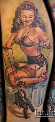 Fénykép egy bábjátékos tetoválásról - példa egy rajzra - 30052017 - példa - 023 Tattoo Puppeteer