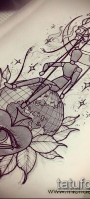 Fénykép egy bábjátékos tetoválásról - példa egy rajzra - 30052017 - példa - 026 Tattoo Puppeteer