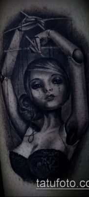 Fénykép egy bábjátékos tetoválásról - példa egy rajzra - 30052017 - példa - 029 Tattoo Puppeteer
