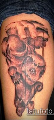 Fénykép egy bábjátékos tetoválásról - példa egy rajzra - 30052017 - példa - 035 Tattoo Puppeteer