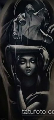 Fénykép egy bábjátékos tetoválásról - példa egy rajzra - 30052017 - példa - 038 Tattoo Puppeteer