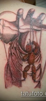Fénykép egy bábjátékos tetoválásról - példa egy rajzra - 30052017 - példa - 044 Tattoo Puppeteer