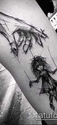 Fénykép egy bábjátékos tetoválásról - példa egy rajzra - 30052017 - példa - 047 Tattoo Puppeteer