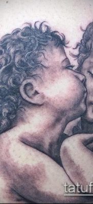 fotó Ámor tetoválásról (jelentése) - egy példa egy érdekes tetoválási tervre - 025