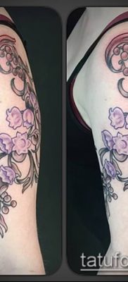 fotó gyöngyvirág tetoválásról (érték) - példa rajz - 045