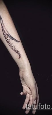 fotó gyöngyvirág tetoválásról (érték) - példa rajz - 035