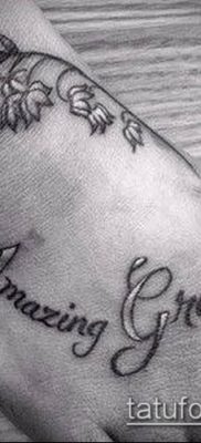 fotó gyöngyvirág tetoválásról (érték) - példa rajz - 034