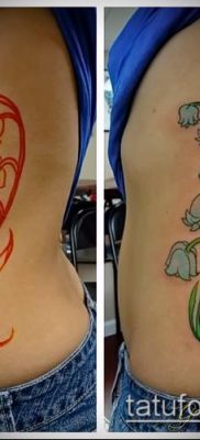 fotó gyöngyvirág tetoválásról (érték) - példa rajz - 027