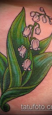 fotó gyöngyvirág tetoválásról (érték) - példa rajz - 020