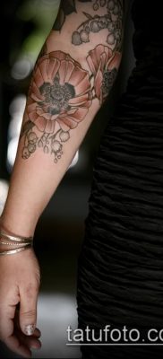 fotó gyöngyvirág tetoválásról (érték) - példa rajz - 018