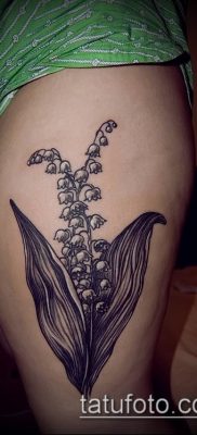 fotó gyöngyvirág tetoválásról (érték) - példa rajz - 017