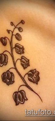 fotó gyöngyvirág tetoválásról (érték) - példa rajz - 016