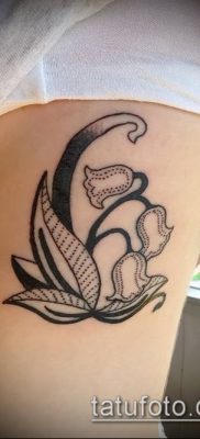 fotó gyöngyvirág tetoválásról (érték) - példa rajz - 011