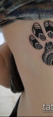 fotó TETTAO PAW (tetoválás) (érték) - példa rajz - 120