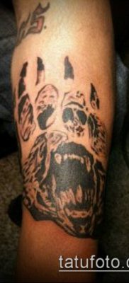 fotó TETTAO PAW (tetoválás) (érték) - példa rajz - 127