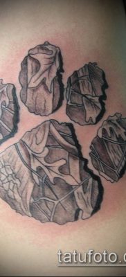 fotó TETTAO PAW (tetoválás) (érték) - példa rajz - 128