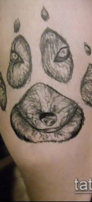 fotó TETTAO PAW (tetoválás) (érték) - példa rajz - 129