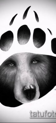 TATTOO PAW # 108 - a minta hűvös változata, amely könnyen használható a tigris mancsának finomítására és tetoválására.