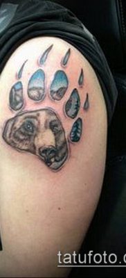 PAW TATTOO # 544 - a minta méltó változata, amely könnyen használható a jaguár mancsának megváltoztatására és tetoválására