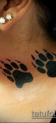 TATTOO PAW # 460 - a minta hűvös változata, amely sikeresen használható az oroszlán mancsának átalakítására és tetoválásként történő alkalmazására