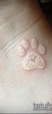 fotó TETTAO PAW (tetoválás) (érték) - példa rajz - 005
