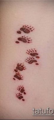 fotó TETTAO PAW (tetoválás) (érték) - példa rajz - 012