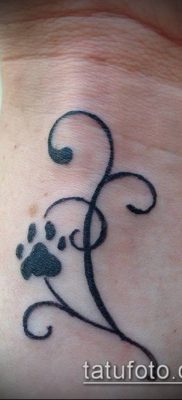 fotó TETováló mancs (tetoválás) (érték) - példa rajz - 014