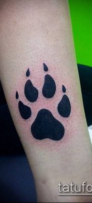 fotó TETTAO PAW (tetoválás) (érték) - példa rajz - 020