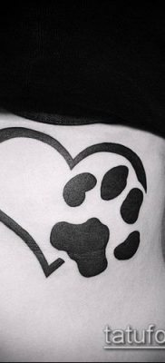 fotó TETTAO PAW (tetoválás) (érték) - példa rajz - 021