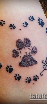 fotó TETTAO PAW (tetoválás) (érték) - példa rajz - 024