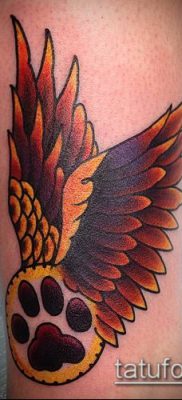 fotó TETTAO PAW (tetoválás) (érték) - példa rajz - 026