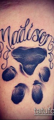 fotó TETTAO PAW (tetoválás) (érték) - példa rajz - 028