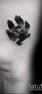 fotó TETTAO PAW (tetoválás) (érték) - példa rajz - 031