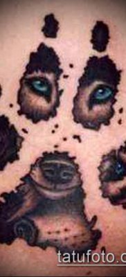fotó TETTAO PAW (tetoválás) (érték) - példa rajz - 036