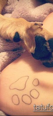 fotó TETTAO PAW (tetoválás) (érték) - példa rajz - 039