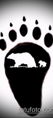 fotó TETTAO PAW (tetoválás) (érték) - példa rajz - 048