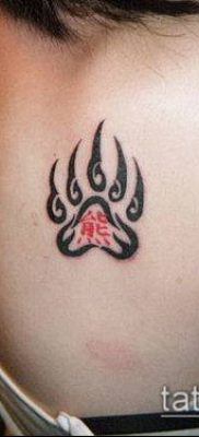 fotó TETTAO PAW (tetoválás) (érték) - példa rajz - 050