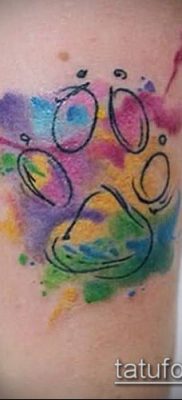 fotó TETTAO PAW (tetoválás) (érték) - példa rajz - 056